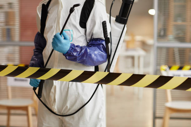 Professional Biohazard Cleanup technician working in Ingalls, IN